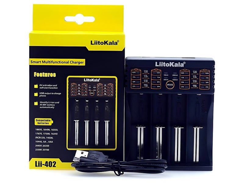 18650 Battery Charger Smart Charger AA/AAA Rechargeable battery Charger Carousel 1