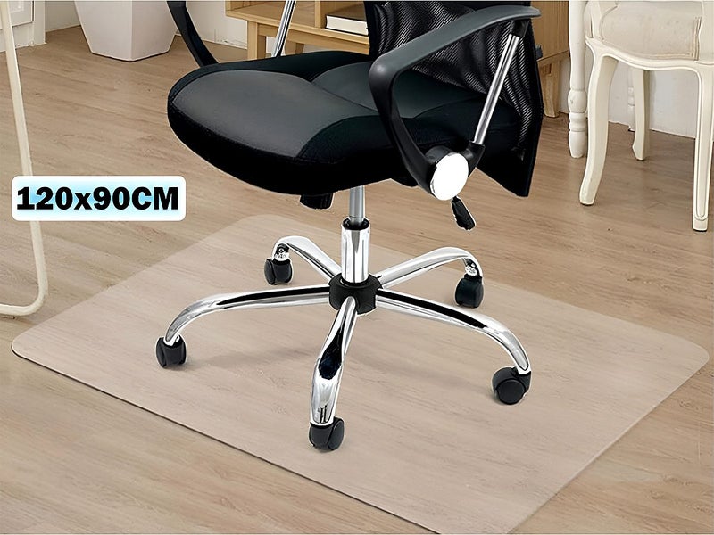 Office Chair Desk Floor Protector PVC Plastic Clear NZ Clearance Carousel 1