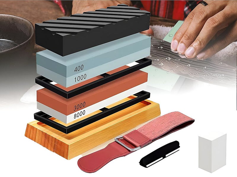 Knife Sharpener Whetstone Kit - (NZ Clearance) Carousel 1
