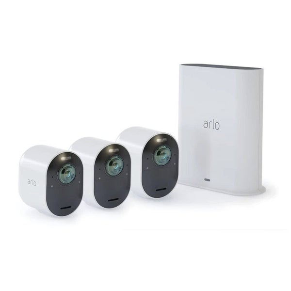 Arlo Ultra 2 Spotlight 4K UHD Wire-Free Security Camera System (3 Pack) VMS53... Carousel 1