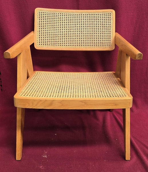Ariston Lounge Chair Natural Rattan + Oak ~RRP $3,599.00~ $1 reserve (Under 13) Carousel 1