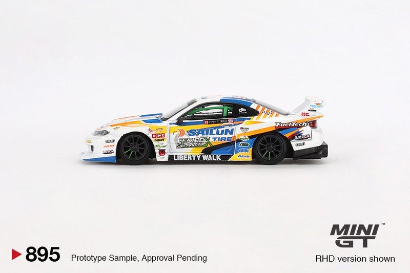 Mini GT Nissan LB-Super Silhouette S15 SILVIA #555 2023 Formula Drift Japan Carousel 4