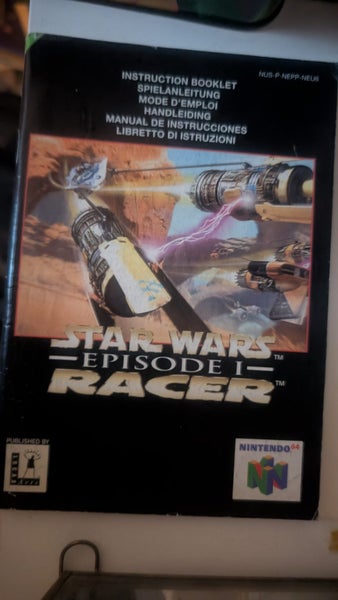 Star Wars Episode 1 Racer N64 with manual Carousel 2