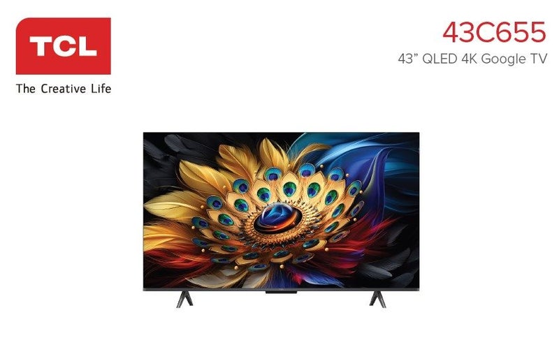 TCL QLED 4K Google TV - 43C655 Carousel 1