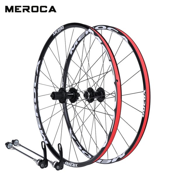 Mountain Bike Wheel Set - 26", Quick release, Front 2 Rear 5 Bearings, Aluminum Carousel 1