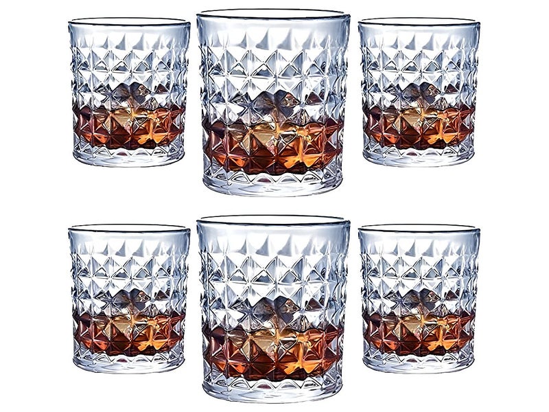 Whiskey glass glass handmade wine glass drinking glass (OVER STOCKED)