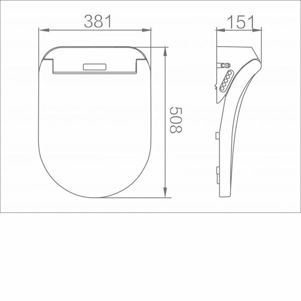 Electric Intelligent Toilet Cover Seat Carousel 18