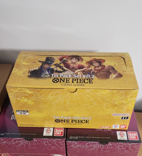 Display of One Piece Tin Pack Set 02 - 12 tins Carousel 2