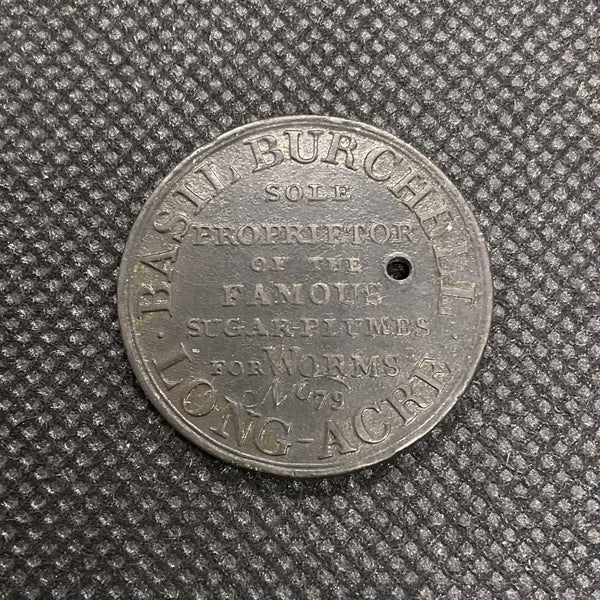 1780 MIDDLESEX - BASIL BURCHELL 1/2d TOKEN - RARE Carousel 2