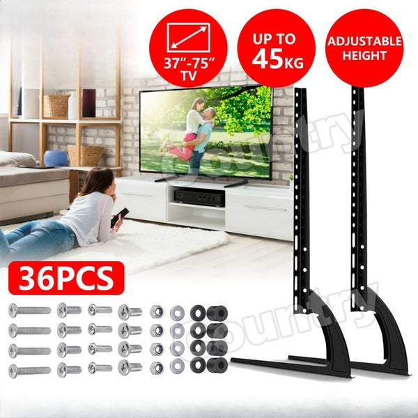 Universal TV Stand Table Top Leg Mount Bracket For LED LCD Plasma Flat TV 37-75" Carousel 1