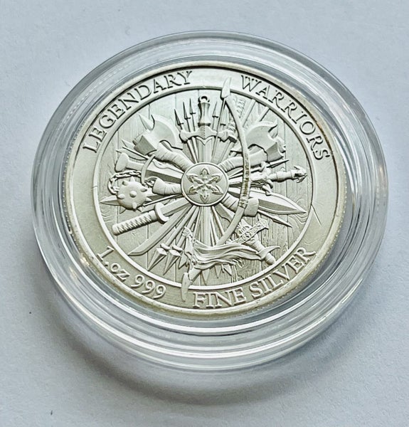 1 oz Legendary Warriors: Hannibal .999 Silver BU Round Carousel 2