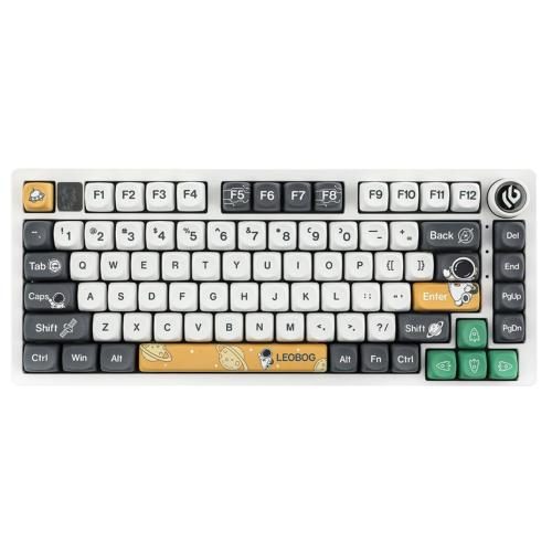 LEOBOG Hi75c PRO 75% Tri-mode Mechanical Keyboard - Astronaut Aluminium Alloy Carousel 1
