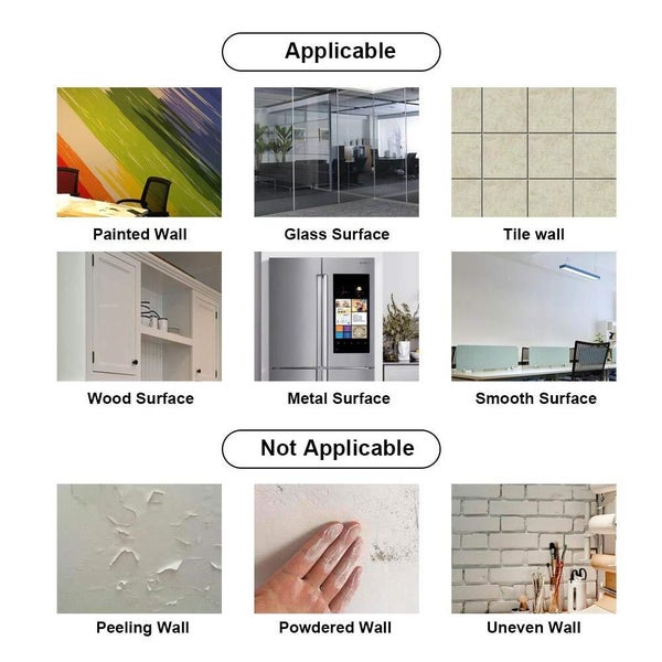 Ferrous Whiteboard Sheet self adhesive 1.2m x 2m Carousel 8
