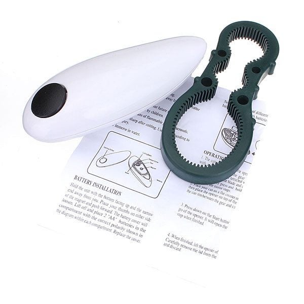 Automatic Electric Can Tin Bottle Opener Portable Jar Fast Opening Tool Carousel 1