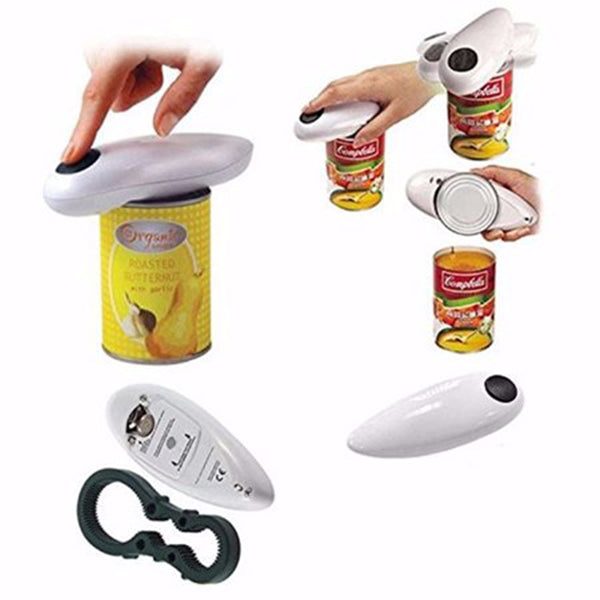 Automatic Electric Can Tin Bottle Opener Portable Jar Fast Opening Tool Carousel 5