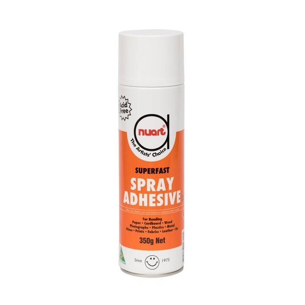Nuart Spray Adhesive 350g - Clear, Quick-Drying, Acid-Free Carousel 1