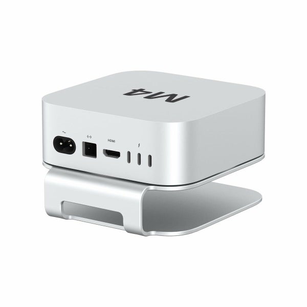 Mac mini M4 Dock Stand,Aluminum Desktop Stand Mount for Mac mini M4 Carousel 1