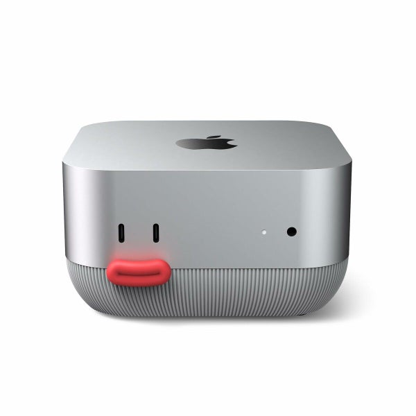 Mac mini M4 M4 Pro Dock Stand Front Power Button Access,Cooling ABS Stand Carousel 2