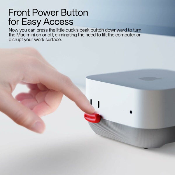 Mac mini M4 M4 Pro Dock Stand Front Power Button Access Carousel 1