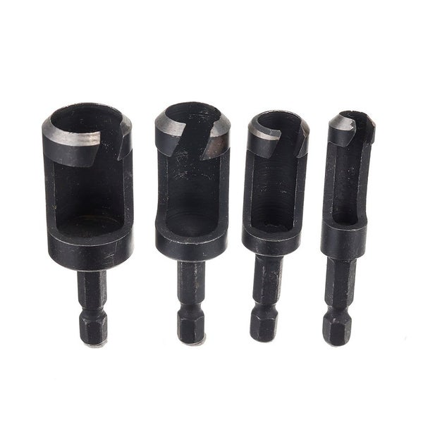 4pcs 6/10/13/16mm Hex Shank Woodworking Tn Plug Hole Cutter Drill Bi Carousel 2