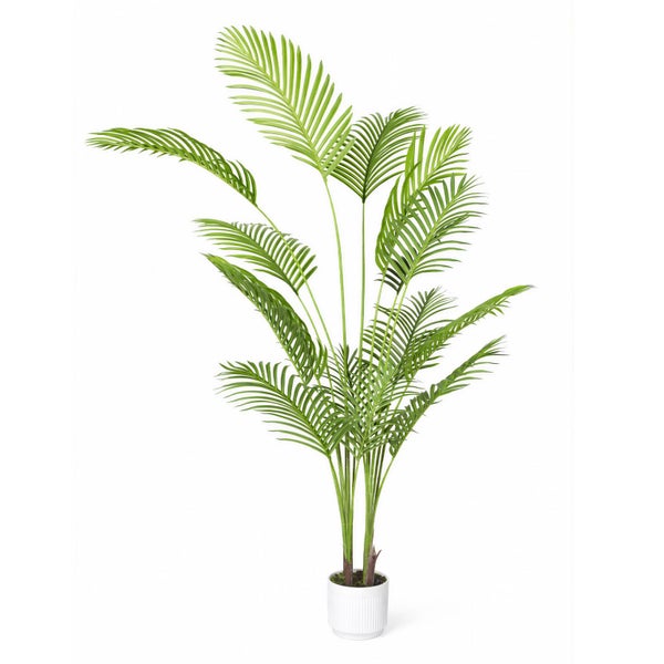 Lambu Artificial Tree Palm Fake Leaves Large Artificial Plants Indoors 180cm Carousel 1