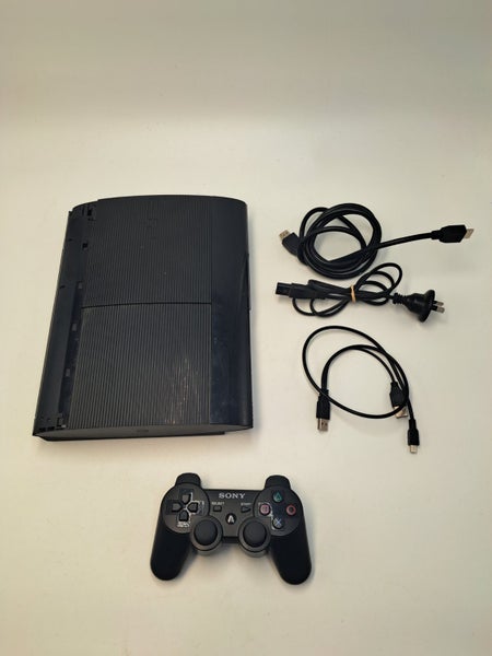 * 250GB Super Slim PS3 Console w/ Controller & Cables! * Carousel 1