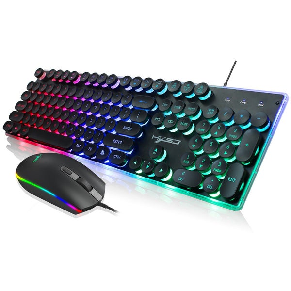 V300 104 key Backlit Wired Gaming Keyboard and 1600DPI Gaming Mouse Combo for PC Carousel 2