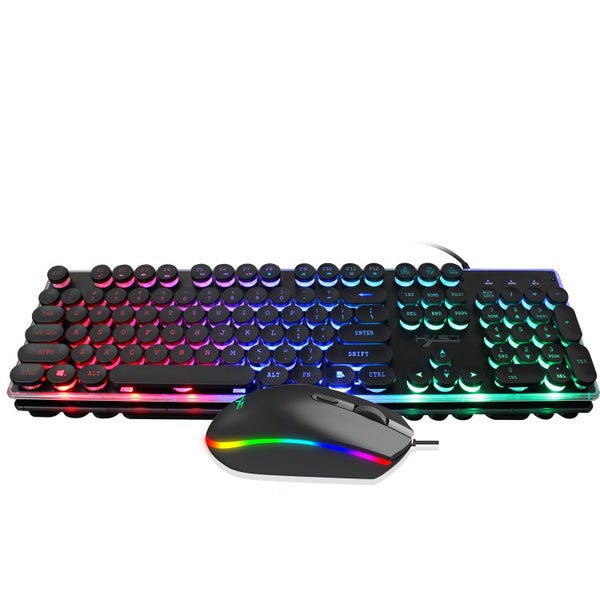 V300 104 key Backlit Wired Gaming Keyboard and 1600DPI Gaming Mouse Combo for PC Carousel 4