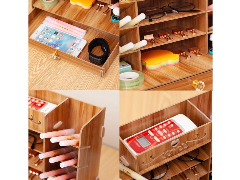 Wooden Desk Organiser NZ Clearance Carousel 11