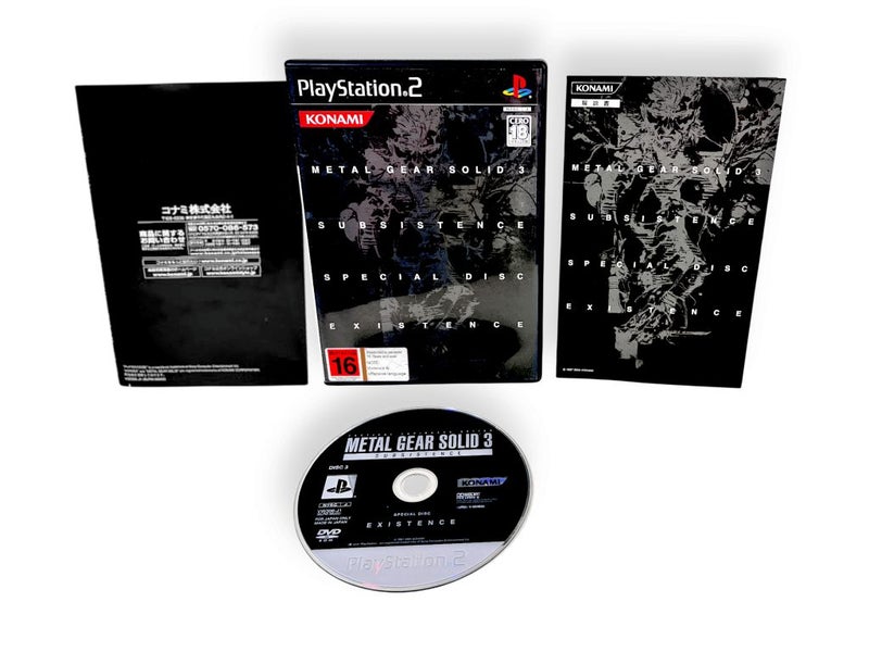 Metal Gear Solid 3 Subsistence Special Disc Existence (PS2) JAPANESE Carousel 1