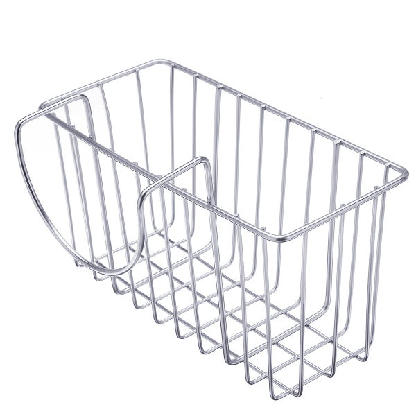 Kitchen Stainless Steel Sponge Holder Sink Caddy Brush Soap Drain Shelf Kitchen Carousel 2