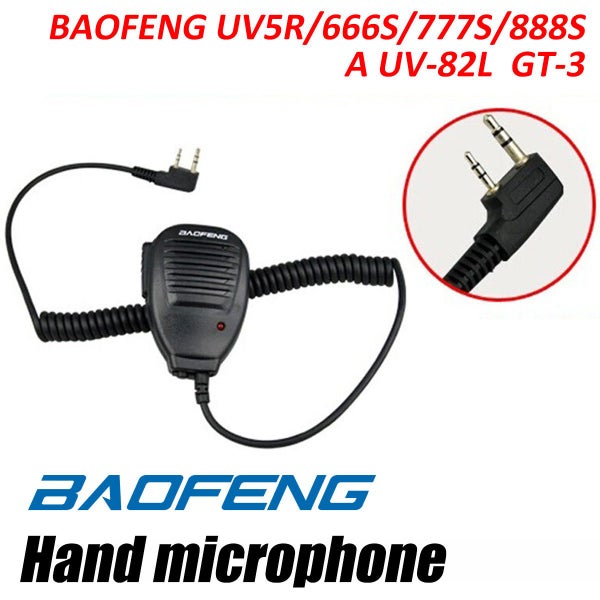 Speaker Microphone for BF-UV9R Plus BF-UV9R BF-9700 BF-A58 Walkie Talkie Carousel 9