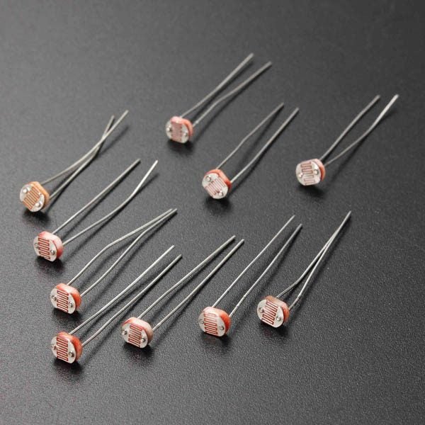 10 PCS 5MM Light Dependent Resistor Photoresistor GL5528 LDR Carousel 1