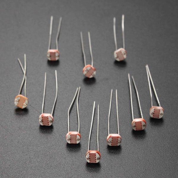 10 PCS 5MM Light Dependent Resistor Photoresistor GL5528 LDR Carousel 2