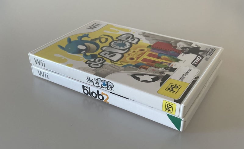 De Blob + De Blob 2 games bundle (Wii) - good condition Carousel 2