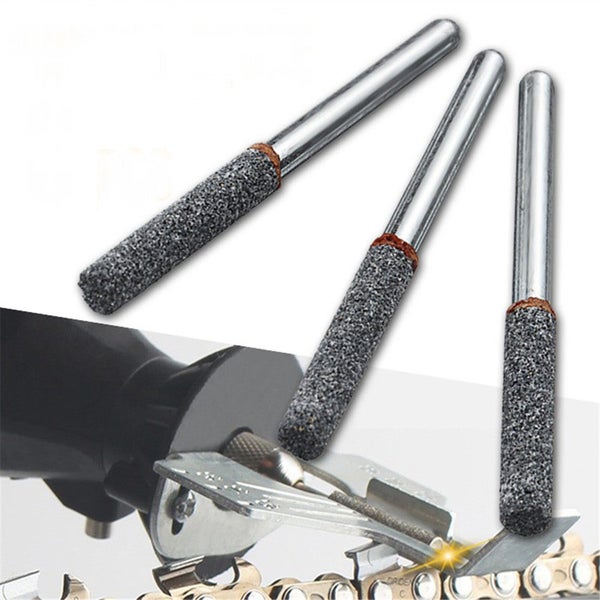 3pcs Grinding Head Stone Set Diamond Chainsaw Sharpener Burr File Stone Mini Gri Carousel 2