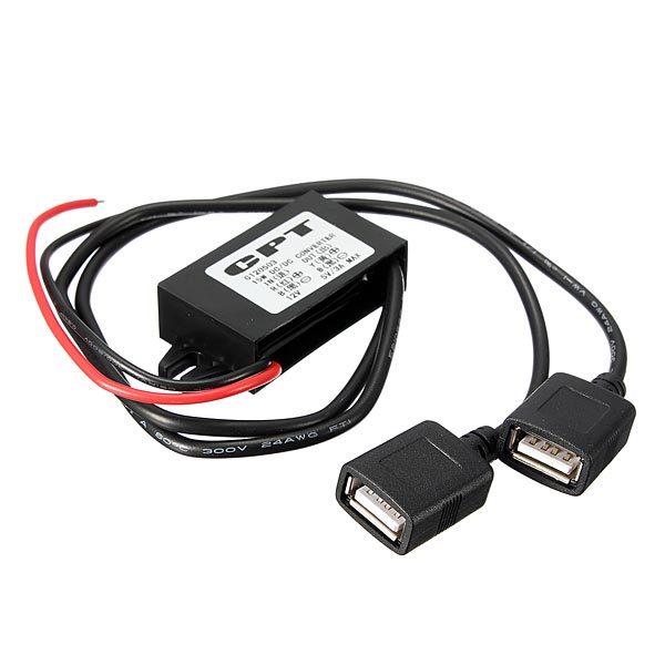 3A 15W DC 12V To DC 5V Dual USB Power Charger Adapter Converter Module Carousel 1