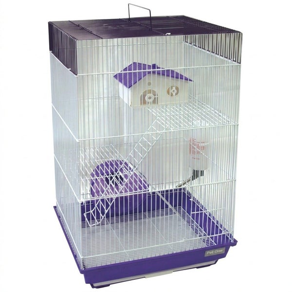 Pet One Mouse Cage - Complete Set | Large 34.5 x 28 x 64 cm Carousel 1