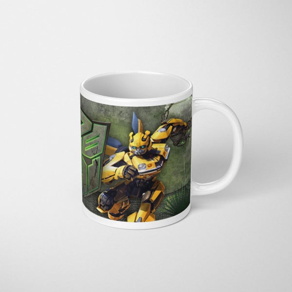 Transformers Scene and Logo Ceramic Coffee Mug Cup Kitchen Drinkware Carousel 2
