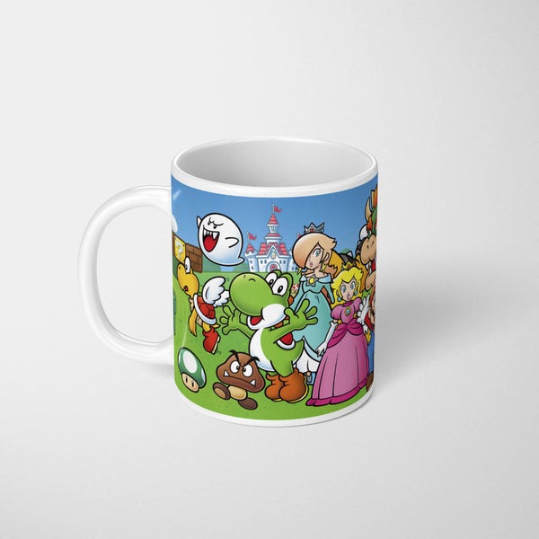 Super Mario Characters Ceramic Coffee Mug Cup Kitchen Drinkware Carousel 3