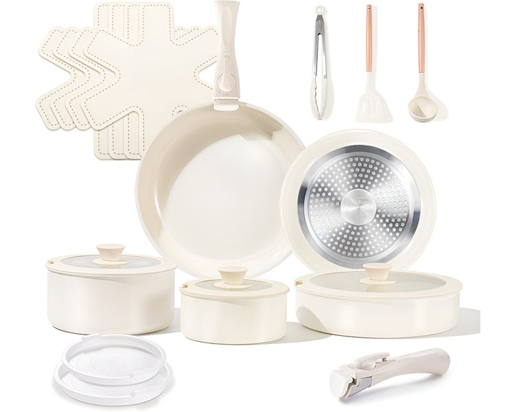 Ceramic Frying Pan Cookware Set (OVER STOCKED) Carousel 1