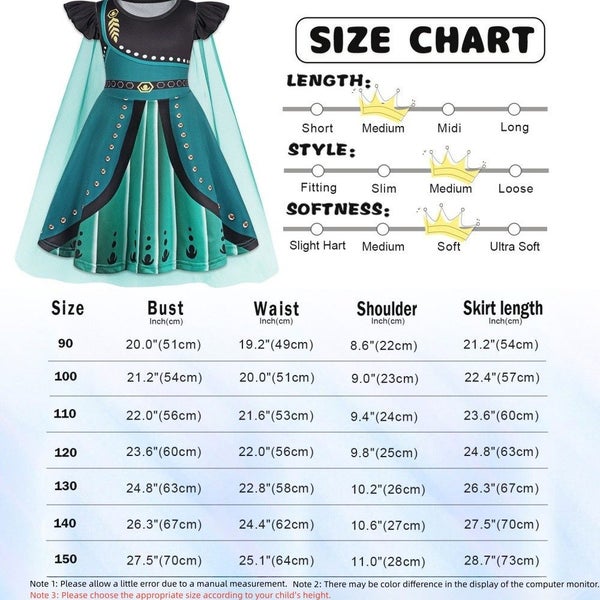 Princess Dress with Cape Girls Christmas Birthday Cosplay-Purple Carousel 2