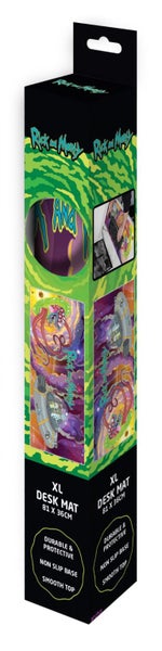 Rick and Morty Space Portal Gaming Desk Mat Mouse Pad Setup Carousel 3