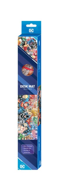 DC Justice League Gaming Desk Mat Mouse Pad Setup Carousel 3