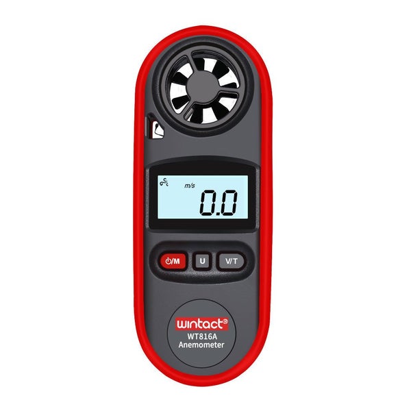 WT816A Wind Speed Meter IP67 Waterproof with Backlight Display Temperature Measu Carousel 1