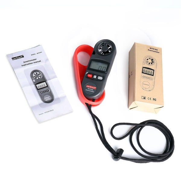 WT816A Wind Speed Meter IP67 Waterproof with Backlight Display Temperature Measu Carousel 10