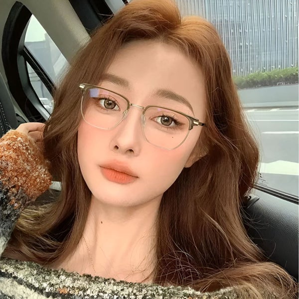 3Pcs Bluelight Glasses Womens,Bold Eyebrow Line Design Bluelight Glasses Wome Carousel 2