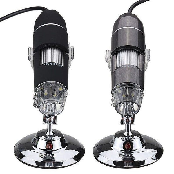 8 Led 0.3M/2M Digital USB Microscope Magnifier Video Camera Carousel 1
