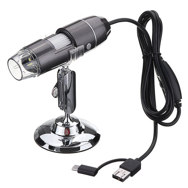 8 Led 0.3M/2M Digital USB Microscope Magnifier Video Camera Carousel 2