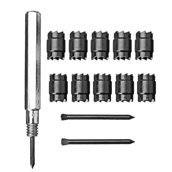 13pcs HSS Spot Welding Drill Hole Opener Spot Weld Cutter Punch Remover Carousel 1